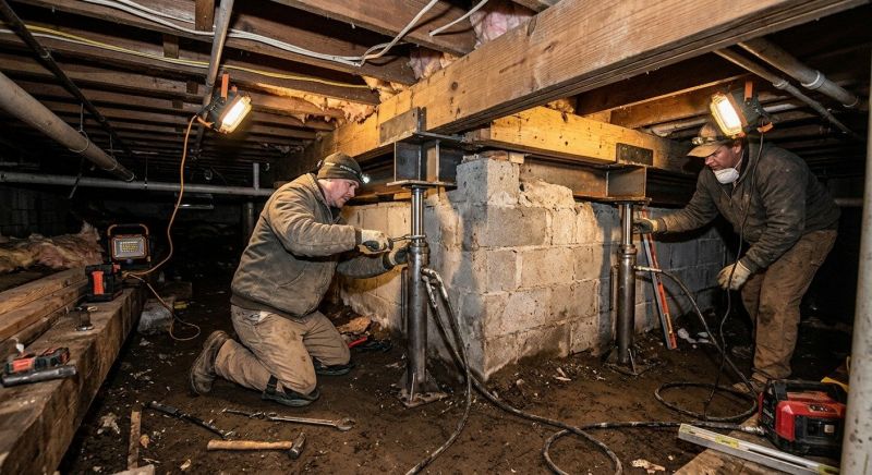 Basement Foundation Repair in Kannapolis, NC