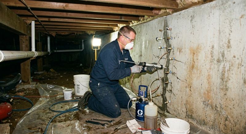 Basement Foundation Repair in Norwood, NC
