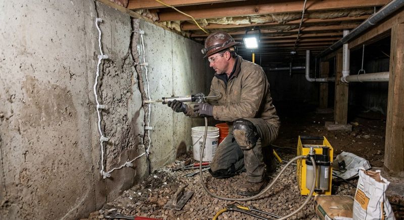 Basement Foundation Repair in Stanly County, NC