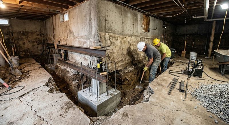 Basement Underpinning in Albemarle, NC