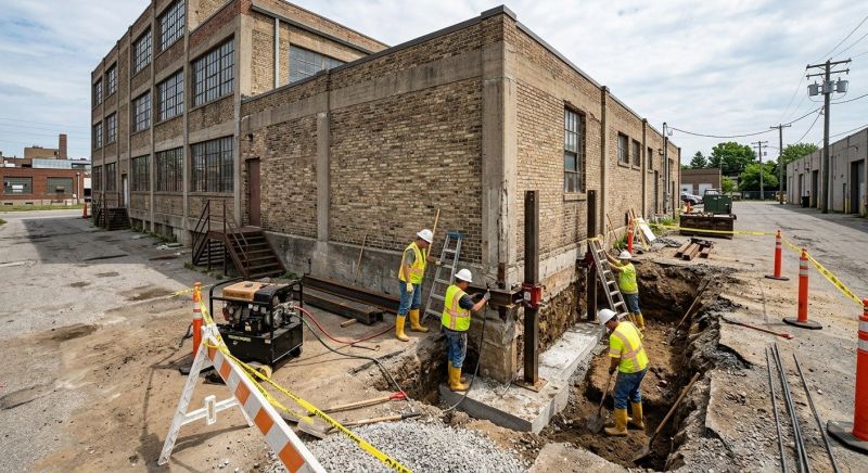 Building Foundation Repair in Cabarrus County, NC