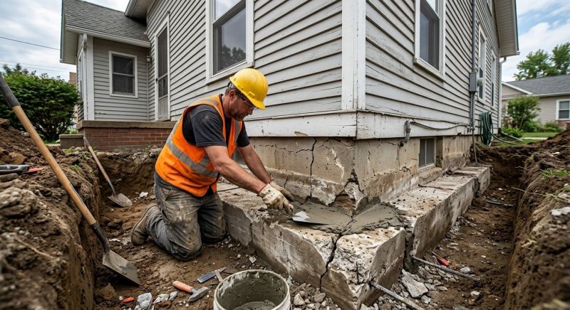 Building Foundation Repair in Denton, NC