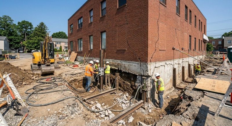 Building Foundation Repair in Kannapolis, NC