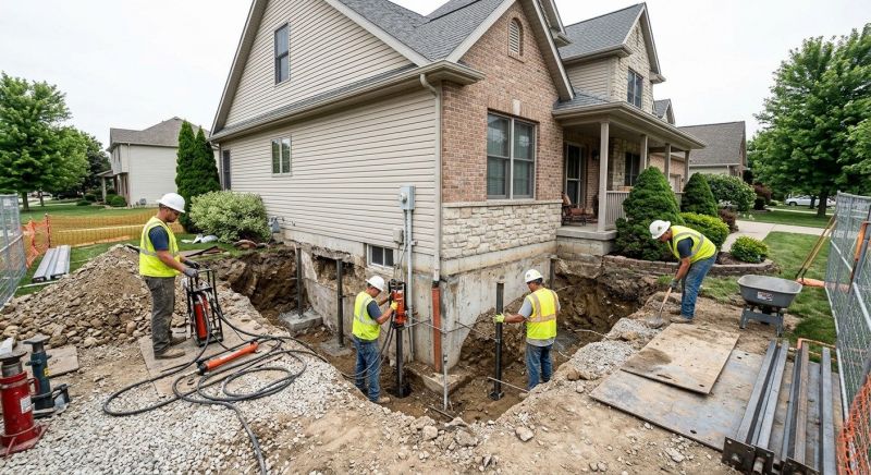 Building Foundation Repair in Midland, NC