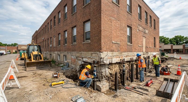 Commercial Foundation Repair in Albemarle, NC