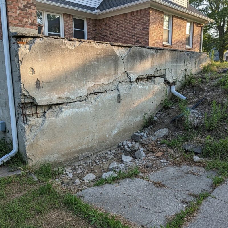 Cracked Foundation Repair in Cabarrus County, NC