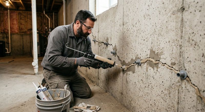 Cracked Foundation Repair in Denton, NC