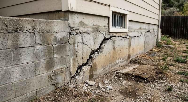 Cracked Foundation Repair in Midland, NC
