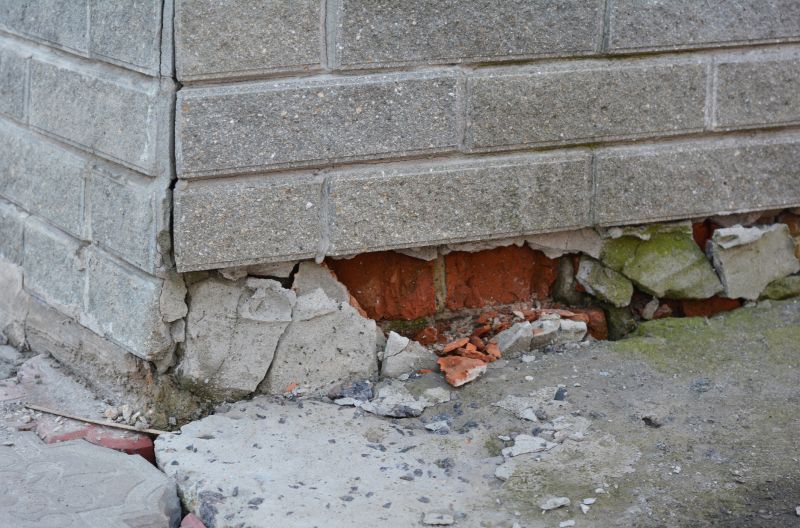 Cracked Foundation Repair in Midland, NC