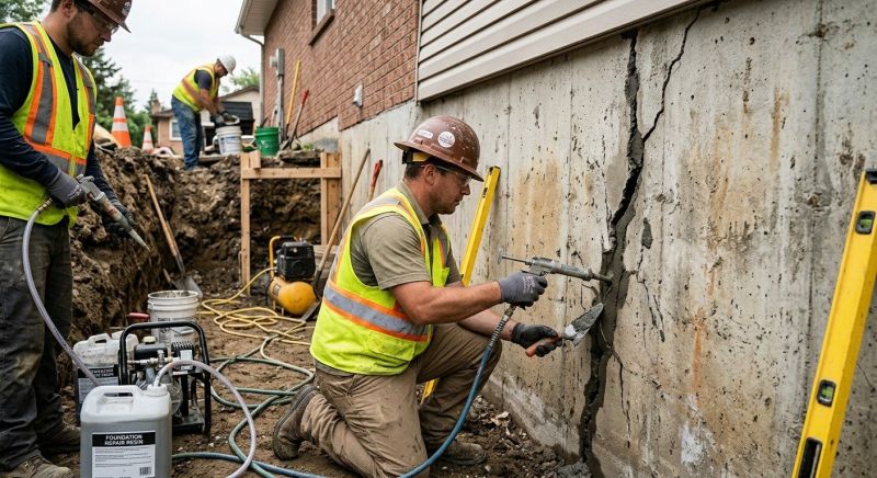Cracked Foundation Repair in Mount Pleasant, NC
