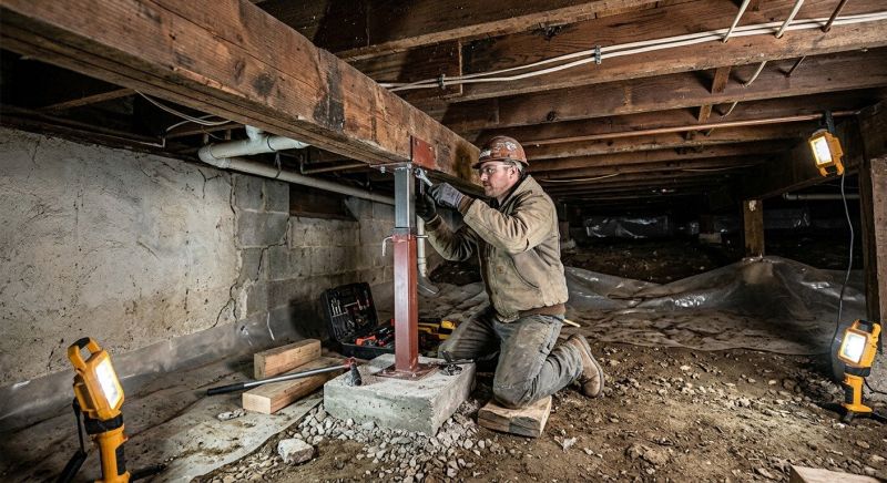 Crawlspace Foundation Repair in Midland, NC