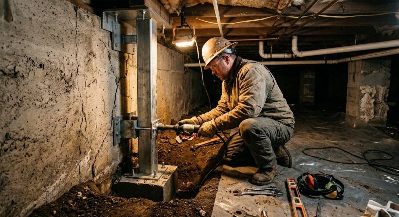 Crawlspace Foundation Repair in Rockwell, NC