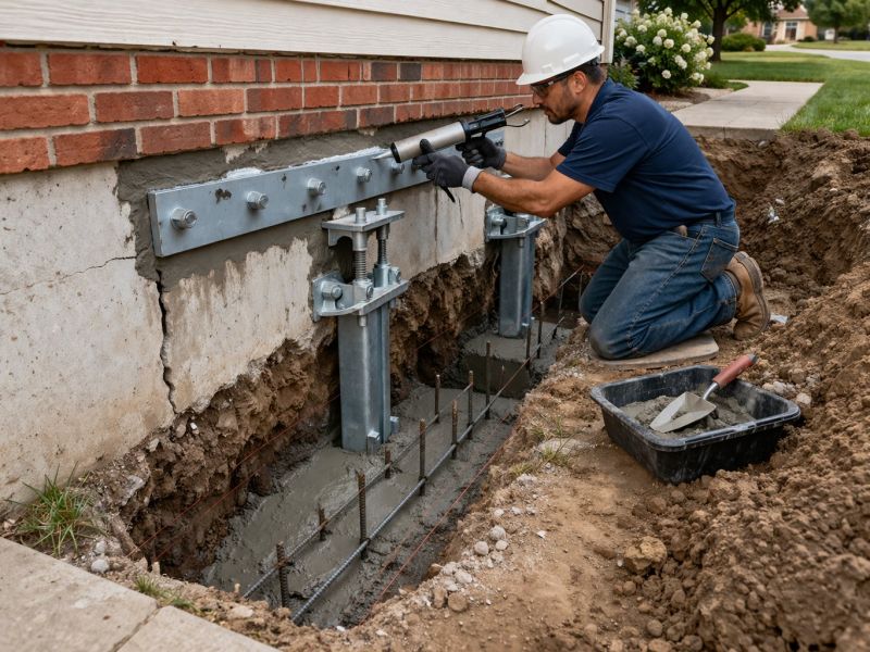 Exterior Foundation Repair in Albemarle, NC