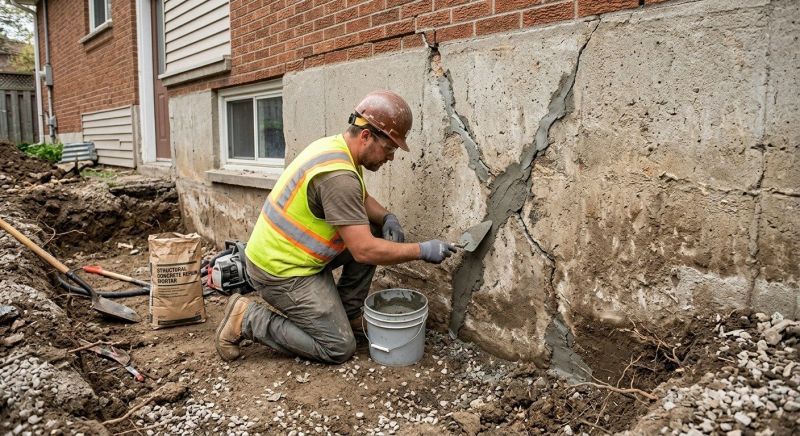 Foundation Crack Repair in Albemarle, NC