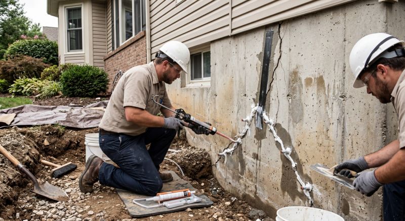 Foundation Cracks Repair in Albemarle, NC