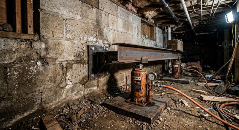 Foundation Jacking in Cabarrus County, NC