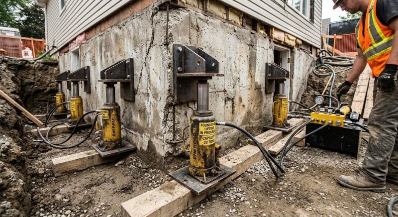 Foundation Jacking in Kannapolis, NC