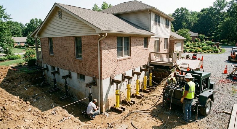 Foundation Jacking in Albemarle, NC