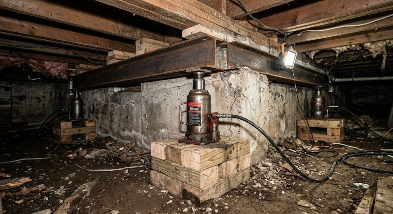 Foundation Jacking in Albemarle, NC