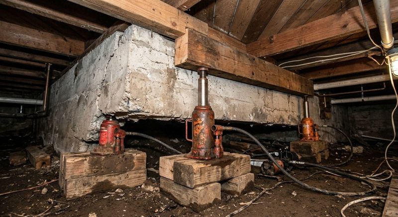 Foundation Jacking in Locust, NC