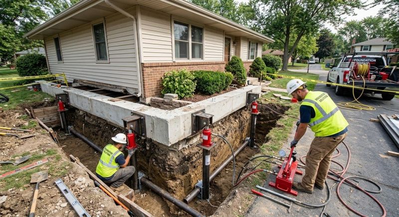 Foundation Jacking in Midland, NC