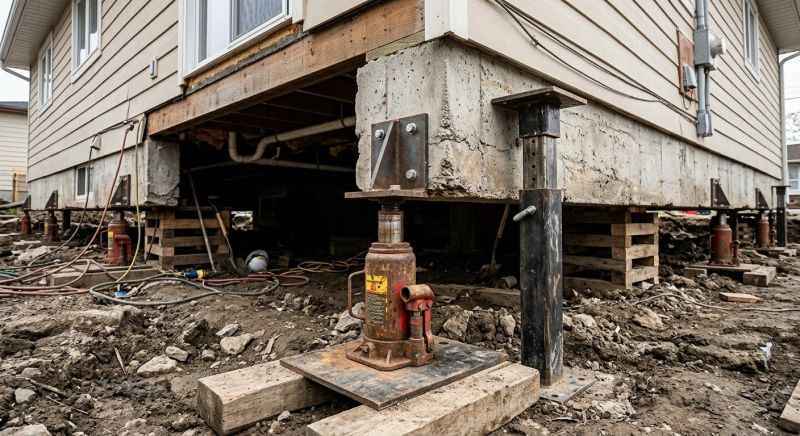 Foundation Jacking in Mount Pleasant, NC