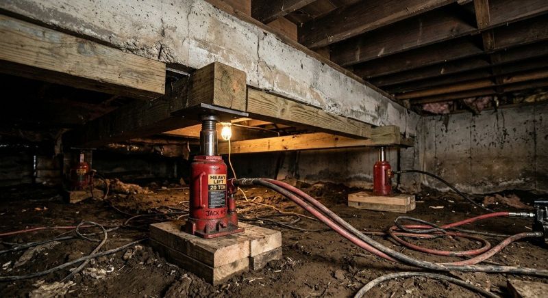 Foundation Jacking in Norwood, NC