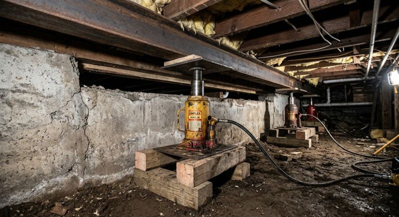 Foundation Jacking in Stanly County, NC