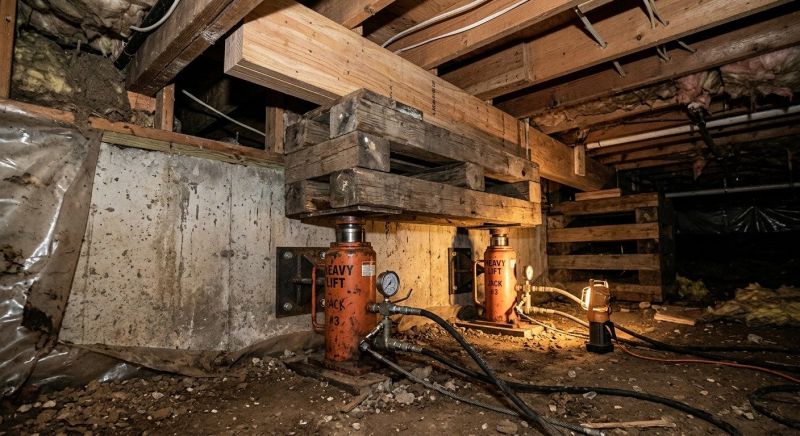 Foundation Jacking in Troy, NC