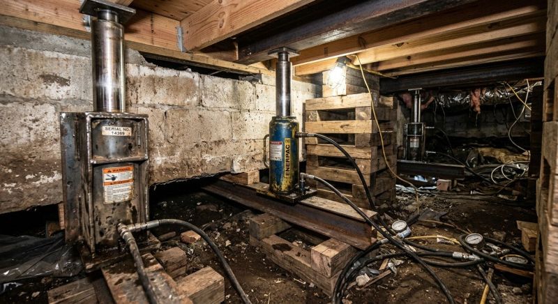 Foundation Jacking in Troy, NC