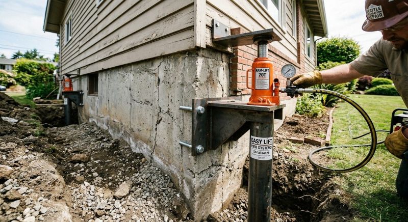 Foundation Lifting in Biscoe, NC