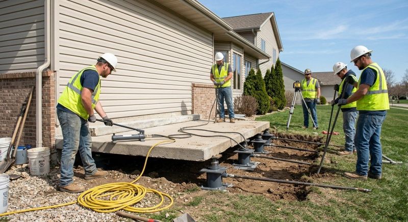 Foundation Lifting in Concord, NC