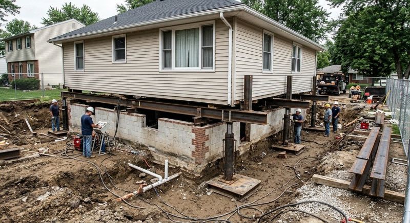 Foundation Lifting in Troy, NC