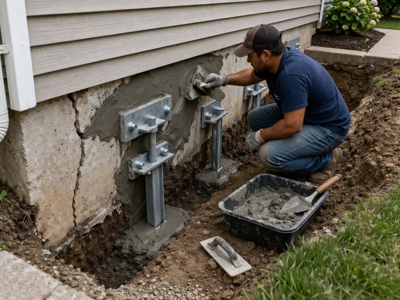 Foundation Pier Repair in Albemarle, NC