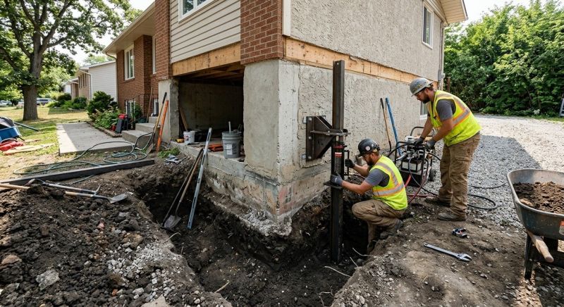 Foundation Pier Repair in Albemarle, NC