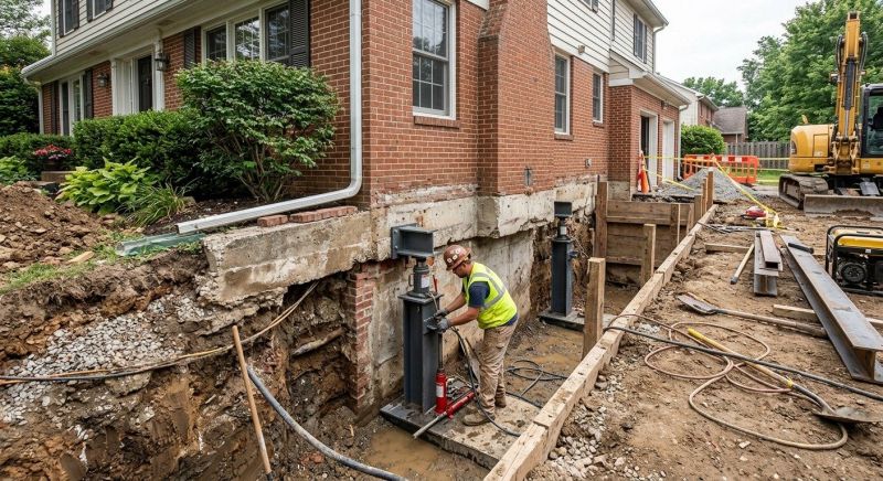 Foundation Raising in Locust, NC