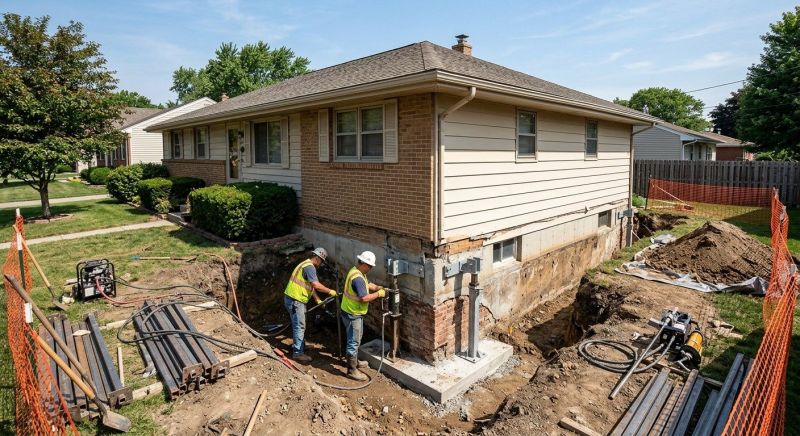 Foundation Renovation in Albemarle, NC