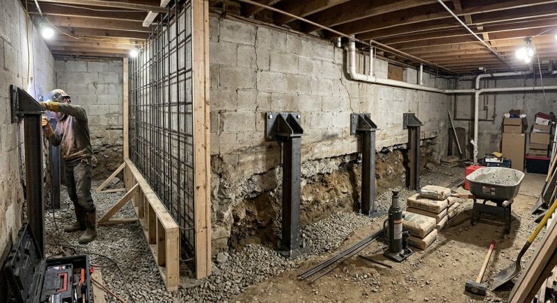 Foundation Stabilizing in Locust, NC