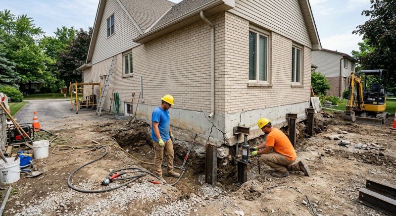 Helical Piers Installation in Albemarle, NC