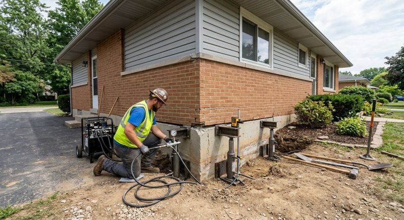 Home Foundation Leveling in Cabarrus County, NC