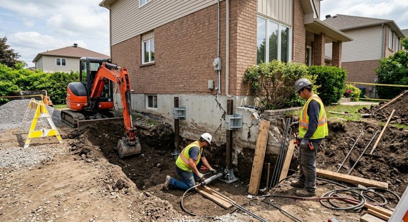 House Foundation Repair in Locust, NC