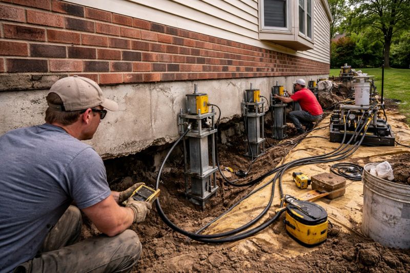 Settling Foundation Service in Concord, NC