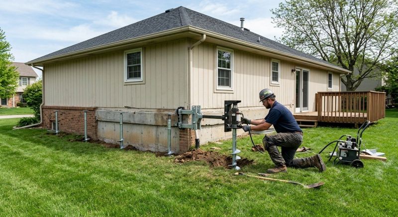Settling Foundation Service in Denton, NC