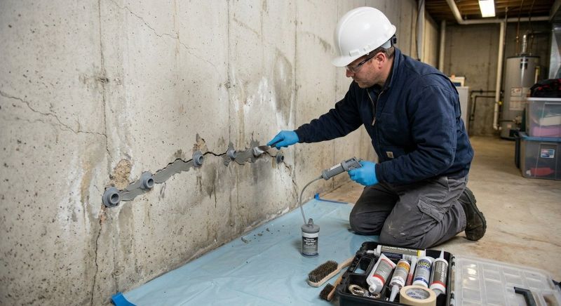 Structural Crack Repair in Albemarle, NC
