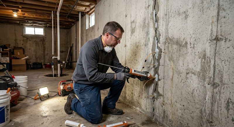 Structural Crack Repair in Albemarle, NC