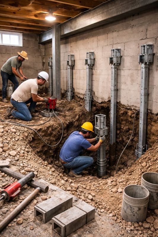 Structural Underpinning in Albemarle, NC
