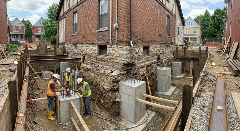 Structural Underpinning in Albemarle, NC