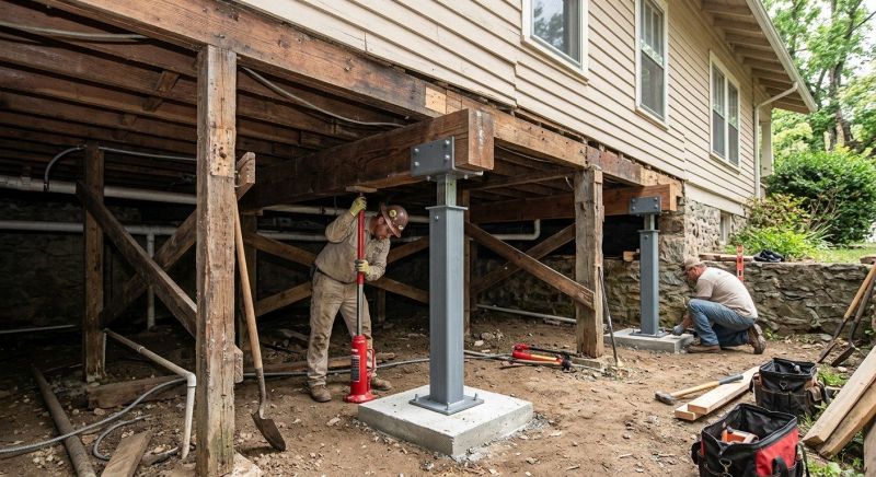 Structural Underpinning in Albemarle, NC