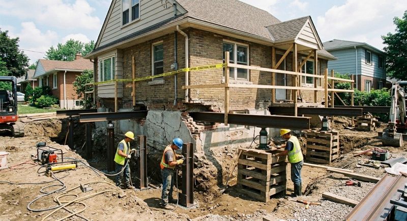 Structural Underpinning in Albemarle, NC