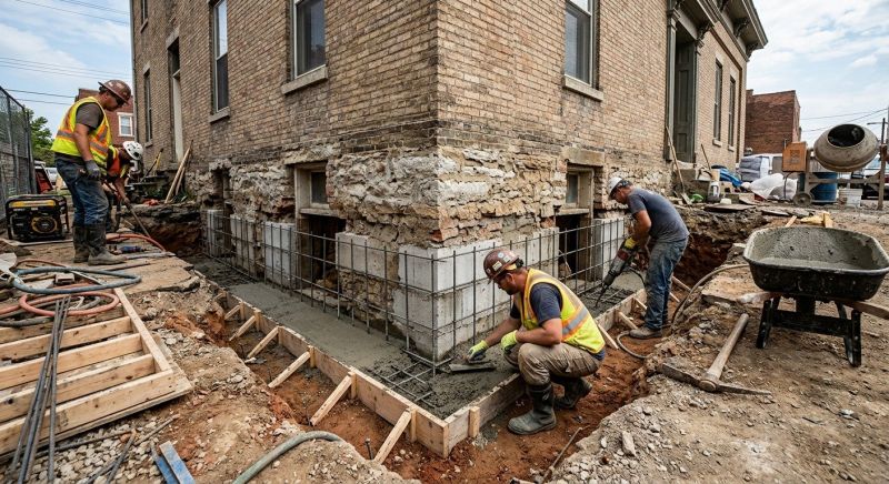 Underpinning Repair in Albemarle, NC